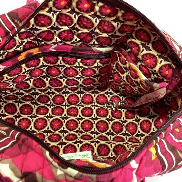 Vera Bradley Carnaby Shoulder Bag Purse Retired Print - Picture 8 of 11